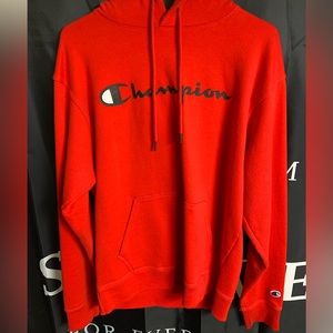 Red Champion Hoodie